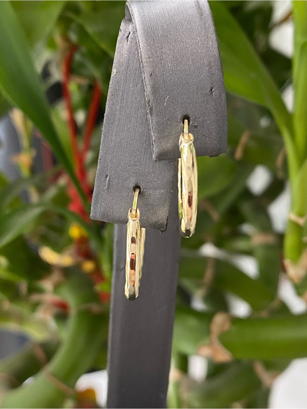 14K Yellow Gold Hoop Earrings